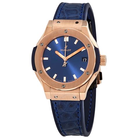 hublot watch navy and gold|jomashop hublot.